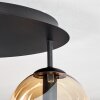Gastor Deckenleuchte Glas 15 cm Bernsteinfarben, 5-flammig