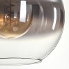 Koyoto Hängeleuchte Glas 30 cm Gold, Schwarz, 1-flammig