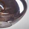 Mertola Deckenleuchte Glas 35 cm Rauchfarben, 1-flammig