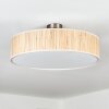Foggia Deckenleuchte 50 cm Nickel-Matt, 3-flammig
