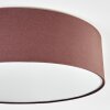 Antillo Deckenleuchte 40 cm Braun, Weiß, 3-flammig