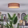 Antillo Deckenleuchte 40 cm Braun, Weiß, 3-flammig