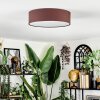 Antillo Deckenleuchte 40 cm Braun, Weiß, 3-flammig
