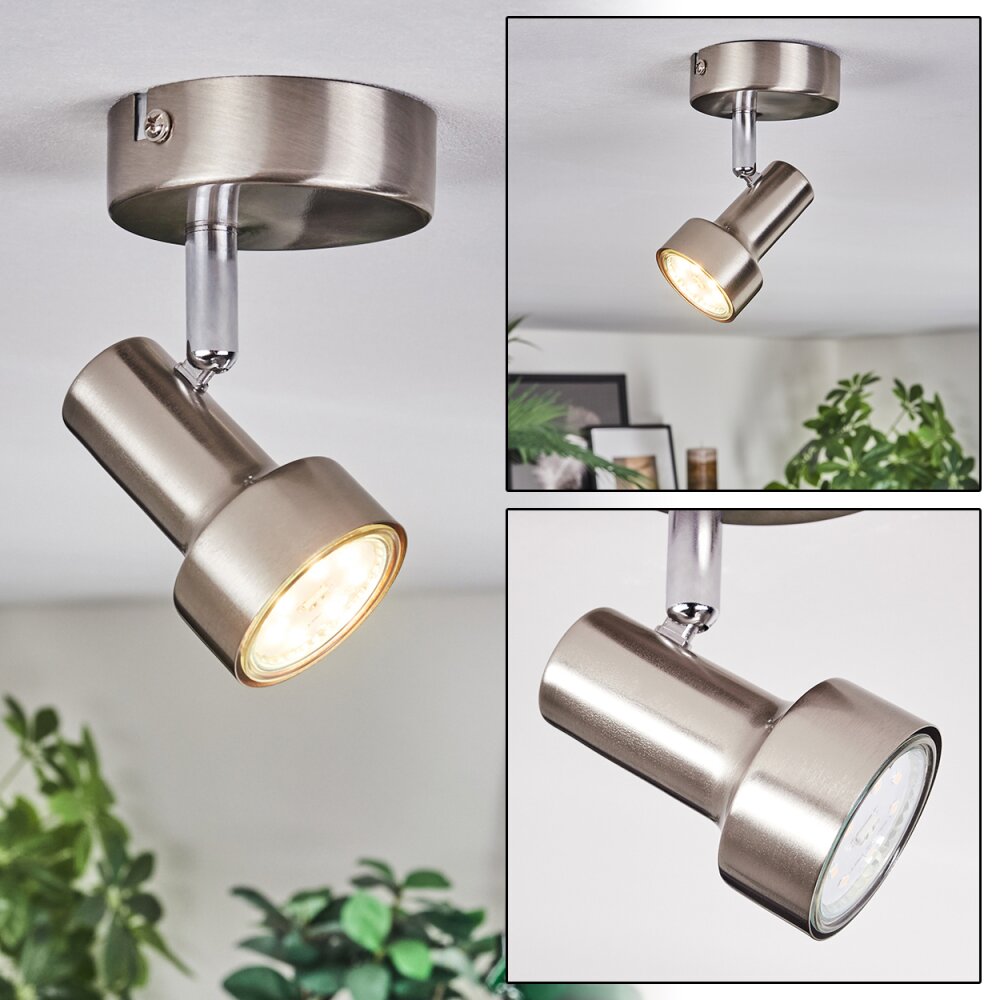 Edain Deckenleuchte LED Chrom, Nickel-Matt, 1-flammig main product photo