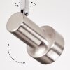 Edain Deckenleuchte LED Chrom, Nickel-Matt, 2-flammig