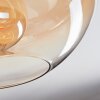 Mertola Deckenleuchte Glas 30 cm Bernsteinfarben, Klar, 1-flammig