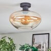 Mertola Deckenleuchte Glas 30 cm Bernsteinfarben, Klar, 1-flammig