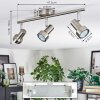 Edain Deckenleuchte LED Chrom, Nickel-Matt, 3-flammig