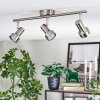 Edain Deckenleuchte LED Chrom, Nickel-Matt, 3-flammig