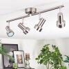 Edain Deckenleuchte LED Chrom, Nickel-Matt, 4-flammig