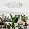 Elmar Deckenleuchte LED Silber, 1-flammig