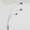 Nikkala Stehleuchte Chrom, Weiß, 3-flammig