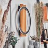Pompu Wandleuchte LED Naturfarben, Schwarz, 1-flammig