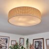 Foggia Deckenleuchte 50 cm Nickel-Matt, 3-flammig