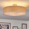 Foggia Deckenleuchte 50 cm Nickel-Matt, 3-flammig