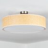 Foggia Deckenleuchte 50 cm Nickel-Matt, 3-flammig