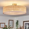 Foggia Deckenleuchte 50 cm Nickel-Matt, 3-flammig