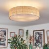 Foggia Deckenleuchte 50 cm Nickel-Matt, 3-flammig