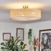 Foggia Deckenleuchte 50 cm Nickel-Matt, 3-flammig