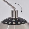 Baloca Stehleuchte 27 cm Nickel-Matt, Schwarz, 1-flammig