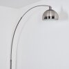 Baloca Stehleuchte 27 cm Nickel-Matt, Schwarz, 1-flammig
