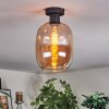 Apedo Deckenleuchte Glas 20 cm Bernsteinfarben, 1-flammig