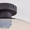 Apedo Deckenleuchte Glas 30 cm Bernsteinfarben, Klar, 1-flammig