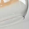 Apedo Deckenleuchte Glas 20 cm Bernsteinfarben, Klar, 1-flammig