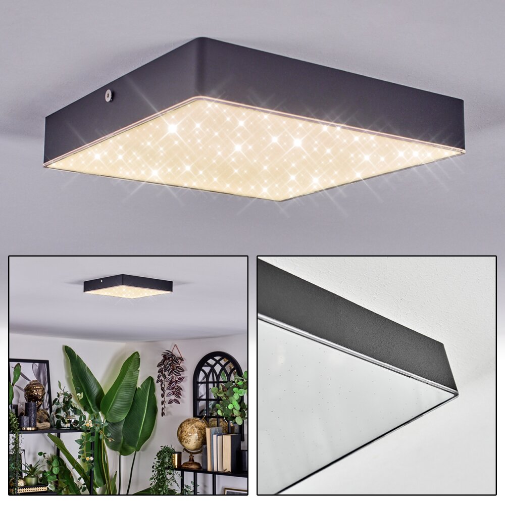 Esmar Deckenleuchte LED Schwarz, 1-flammig main product photo