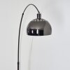 Baloca Bogenlampe 27 cm Chrom, Schwarz, 1-flammig