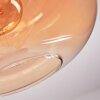 Apedo Deckenleuchte Glas 30 cm Bernsteinfarben, 1-flammig