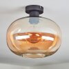 Apedo Deckenleuchte Glas 30 cm Bernsteinfarben, 1-flammig