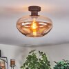 Mertola Deckenleuchte Glas 30 cm Bernsteinfarben, 1-flammig