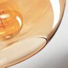 Mertola Deckenleuchte Glas 30 cm Bernsteinfarben, 1-flammig