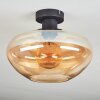 Mertola Deckenleuchte Glas 30 cm Bernsteinfarben, 1-flammig