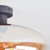 Mertola Deckenleuchte Glas 35 cm Bernsteinfarben, Klar, 1-flammig