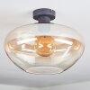 Mertola Deckenleuchte Glas 35 cm Bernsteinfarben, Klar, 1-flammig