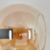 Koyoto Wandleuchte Glas 15 cm Gold, Schwarz, 3-flammig
