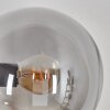Gastor Wandleuchte Glas 15 cm Gold, Schwarz, 3-flammig