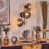Gastor Wandleuchte Glas 15 cm Gold, Schwarz, 3-flammig