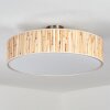 Foggia Deckenleuchte 50 cm Nickel-Matt, 3-flammig