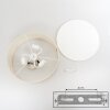 Foggia Deckenleuchte 40 cm Nickel-Matt, 3-flammig