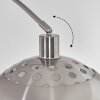 Baloca Stehleuchte 30 cm Nickel-Matt, Schwarz, 1-flammig