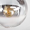 Gastor Deckenleuchte Glas 15 cm Klar, Rauchfarben, 3-flammig