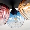 Cem Deckenleuchte Blau, Gelb, Klar, Rot, 3-flammig
