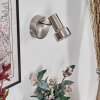 Edain Wandleuchte LED Chrom, Nickel-Matt, 1-flammig