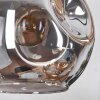 Ripoll Hängeleuchte Glas 25 cm Bernsteinfarben, Rauchfarben, 5-flammig Ripoll Hängeleuchte Glas 25 cm Bernsteinfarben, Rauchfarben, 5-flammig