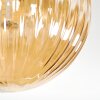Chehalis Deckenleuchte Glas 10 cm, 12 cm Bernsteinfarben, Rauchfarben, 3-flammig
