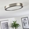 Finsrud Deckenleuchte LED Nickel-Matt, 1-flammig