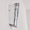 Acerra Wandleuchte Silber, 1-flammig